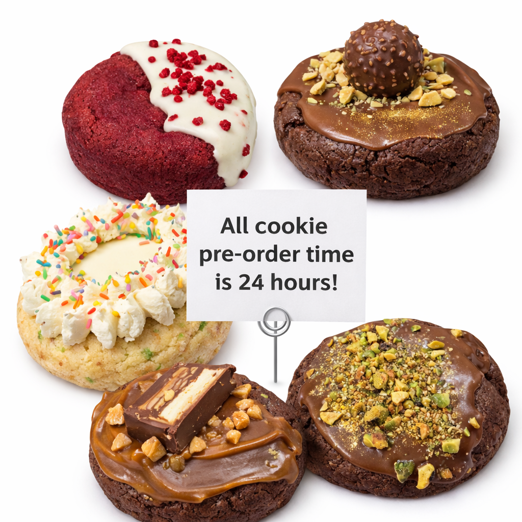 Kõikide küpsiste ettetellimise aeg on 24 tundi! 